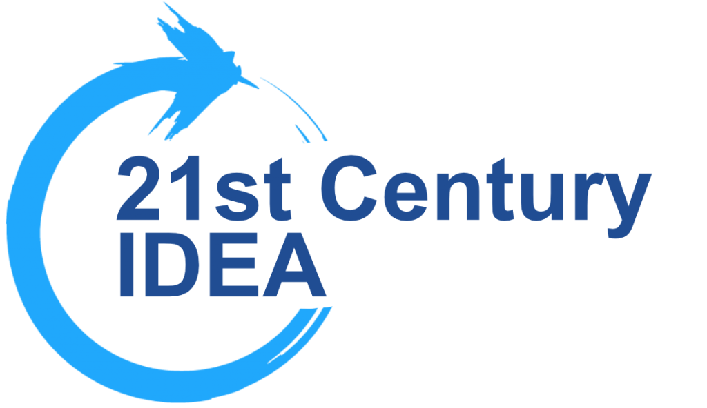 21st Century IDEA graphic with large O in a circle